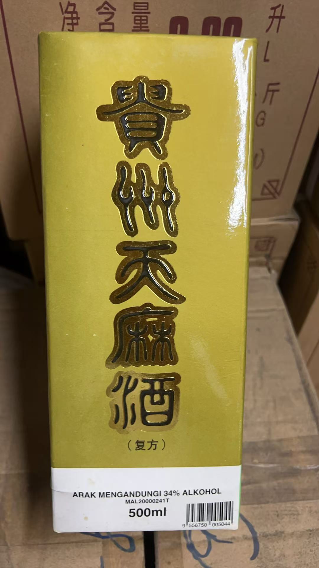 力士牌貴州天麻酒(複方) 500ml (34%vol)