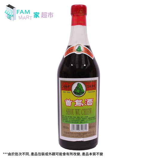 桂峰牌首烏酒 600ml -34%Vol