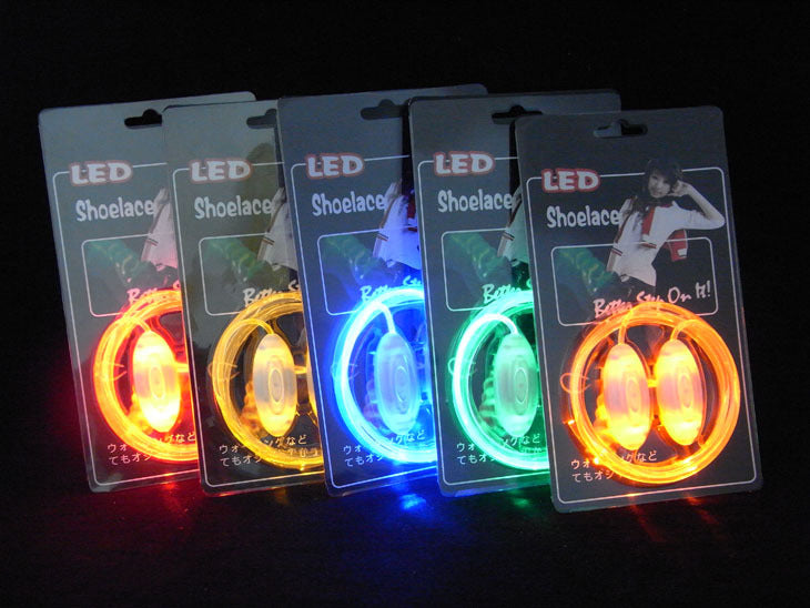 (藍色)LED 戶外發光鞋帶 x 1