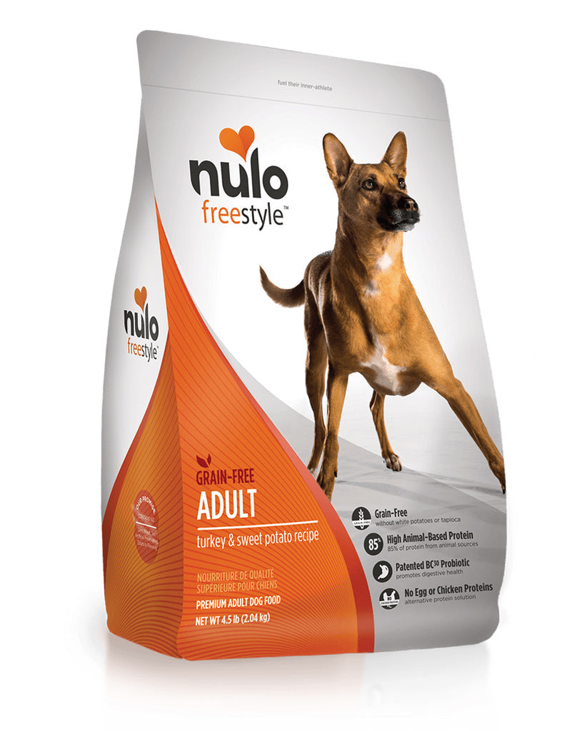 Nulo Freestyle - 無穀物高肉乾糧成犬配方 (火雞、甘薯)24磅