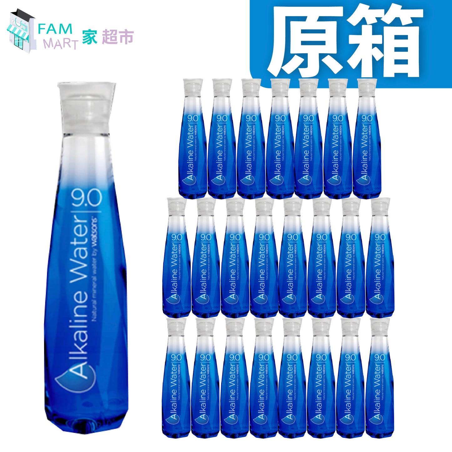 【原箱24樽】屈臣氏鹼性水 Alkaline Water 9.0 420ml x 24樽