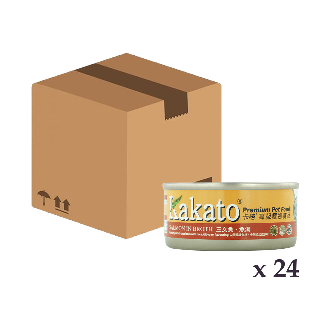 Kakato - 三文魚、魚湯 70g x 24罐