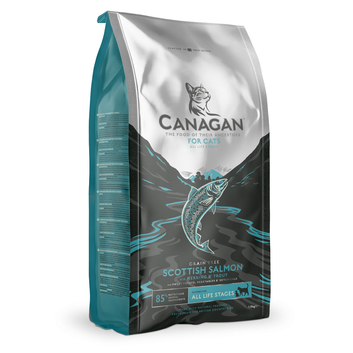 Canagan (原之選) 天然無穀物貓乾糧 - 蘇格蘭三文魚配方 Scottish Salmon 4kg