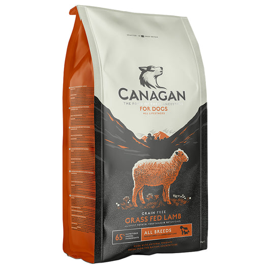 Canagan (原之選) 無穀物狗乾糧 - 放牧羊配方 Grain Free Grass Fed Lamb 2kg