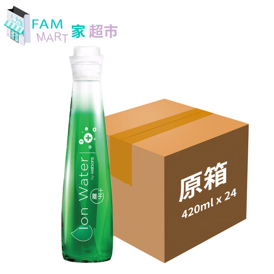 【原箱24樽】屈臣氏離子水 (綠色) WATSONS ION WATER 420ML x 24樽