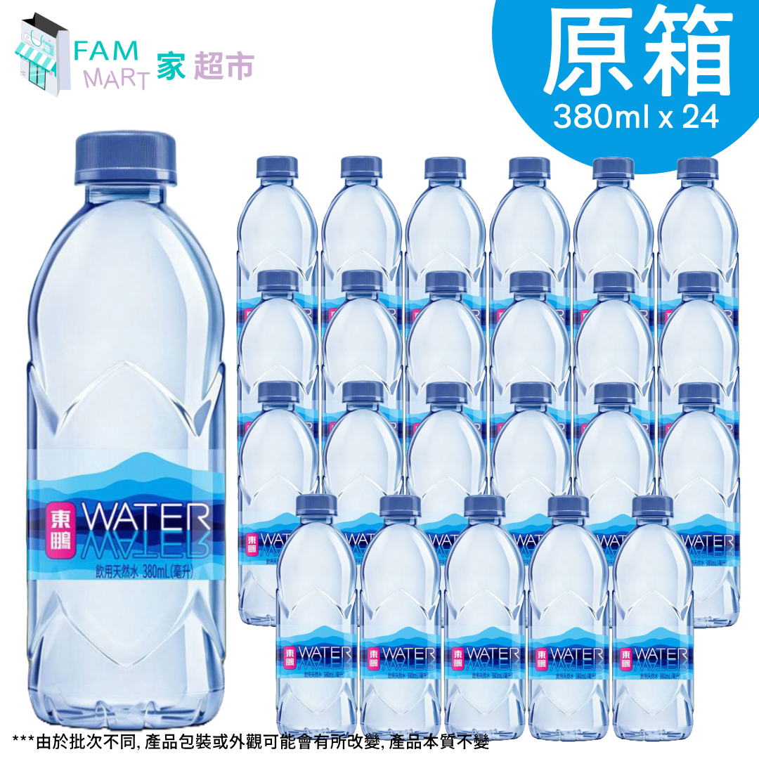 [原箱]東鵬"細樽"天然水 380ml x 24樽