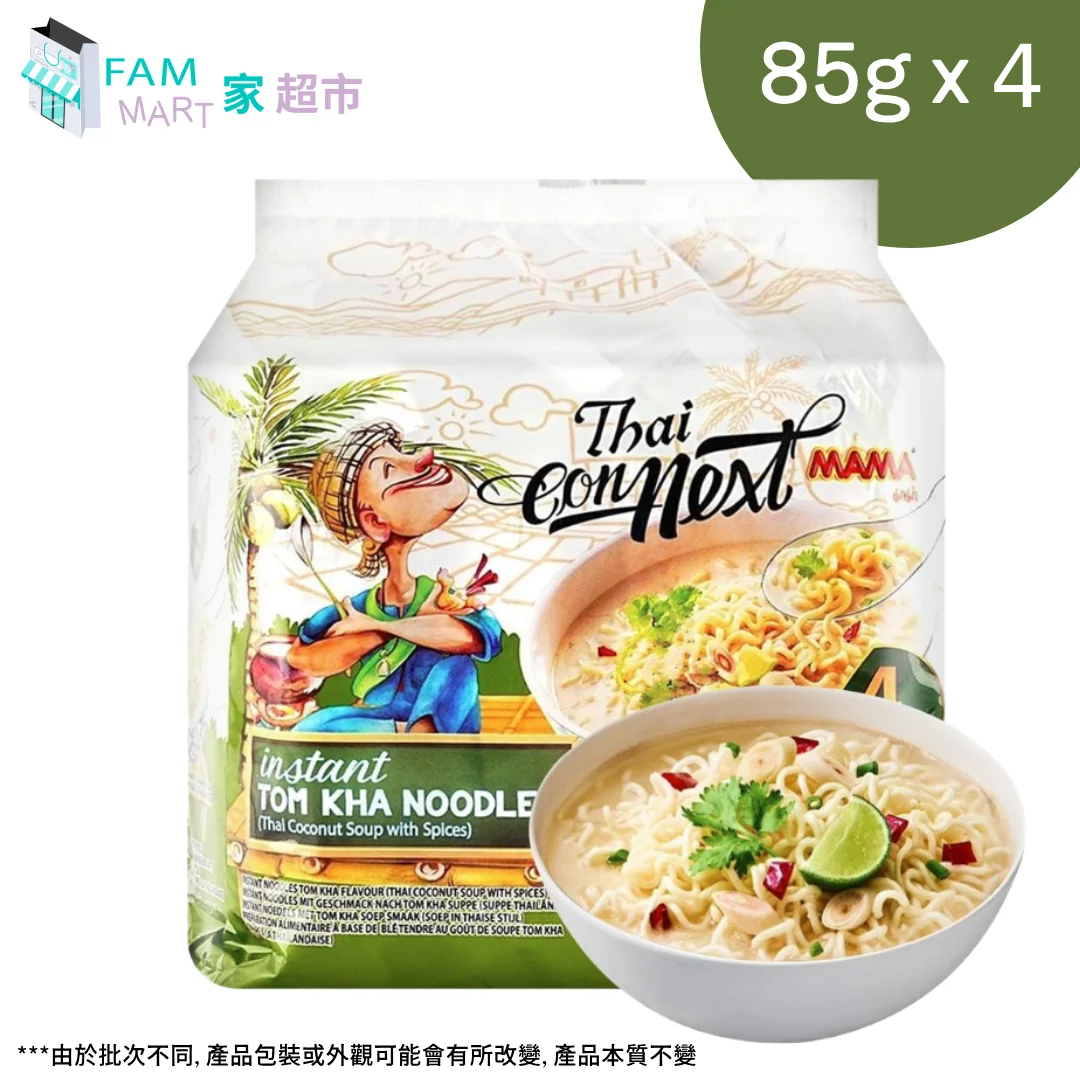 Thai Connext - 泰國MAMA冬蔭椰子味香辣即食麵 85g x 4