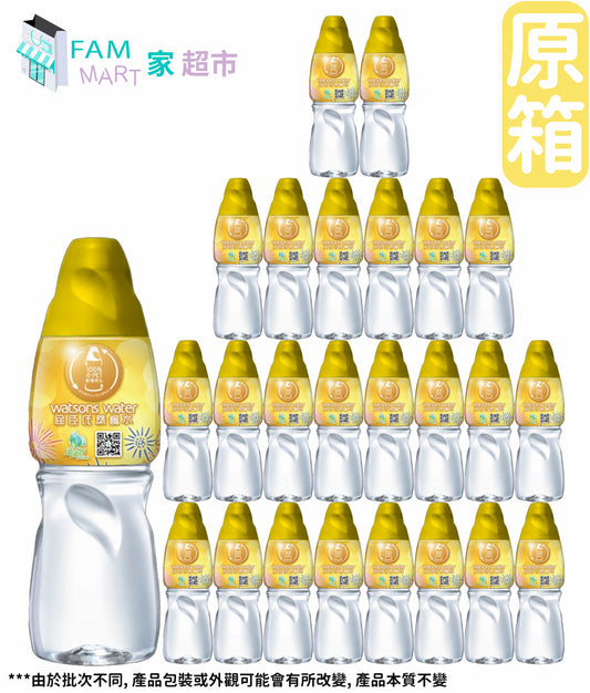 屈臣氏 - [原箱24樽] 屈臣氏樽裝食水(430ml x 24) *新舊包裝隨機發送