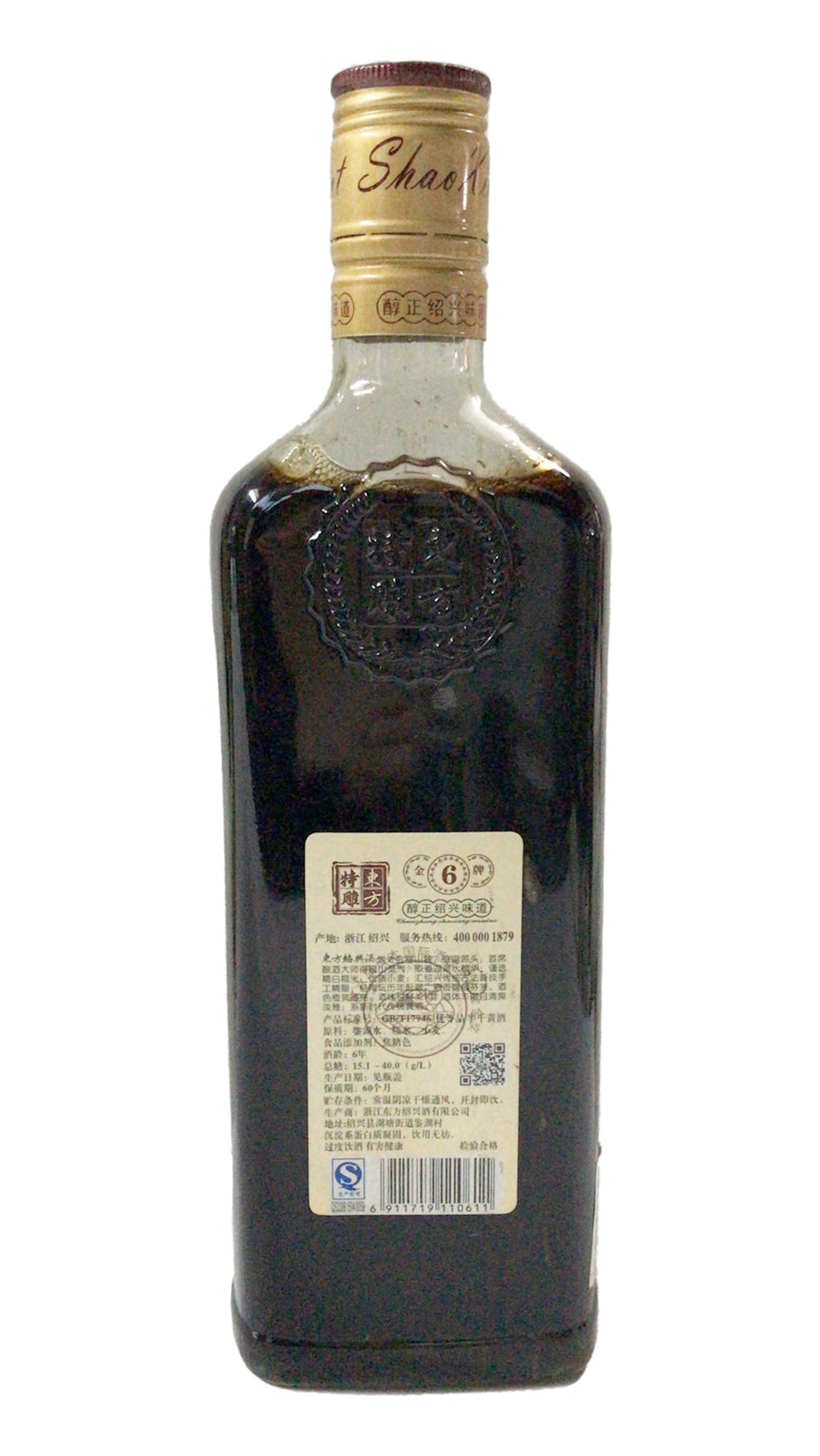 東方特雕金6牌紹興花雕酒 500ml (14%vol)