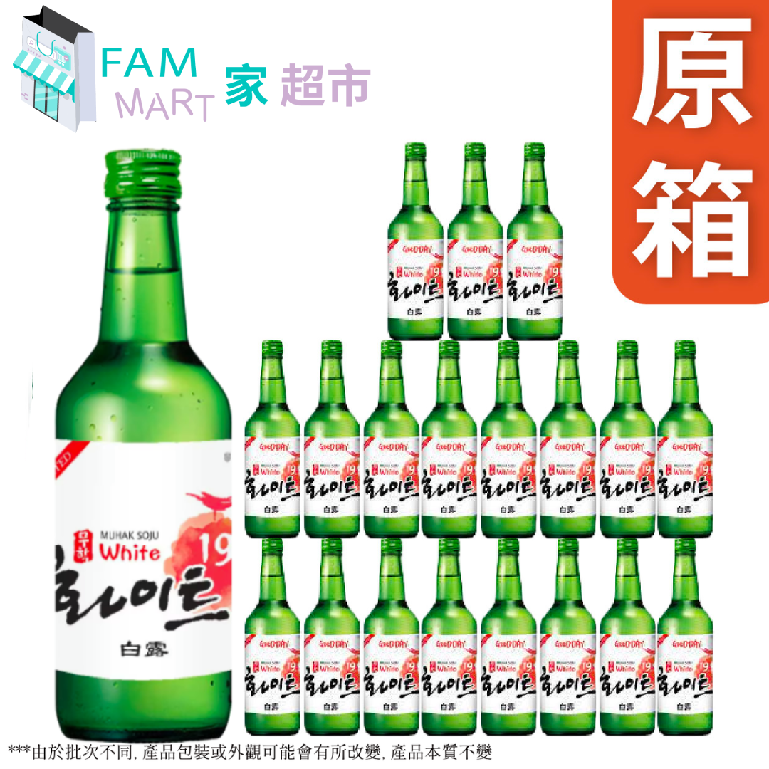 [原箱]舞鶴真露燒酒 (白露原味) 19.9度 360ml x 20樽