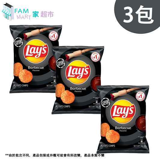 (3包裝)樂事"燒烤味"薯片 28.3g x 3