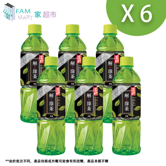 道地 - [6樽] 極品解"綠茶" 樽裝 500ml x 6