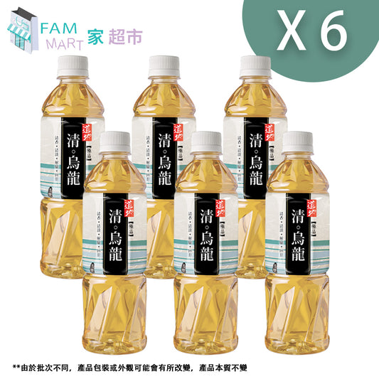 道地 - [6樽] “清”烏龍茶 樽裝 500ml x 6