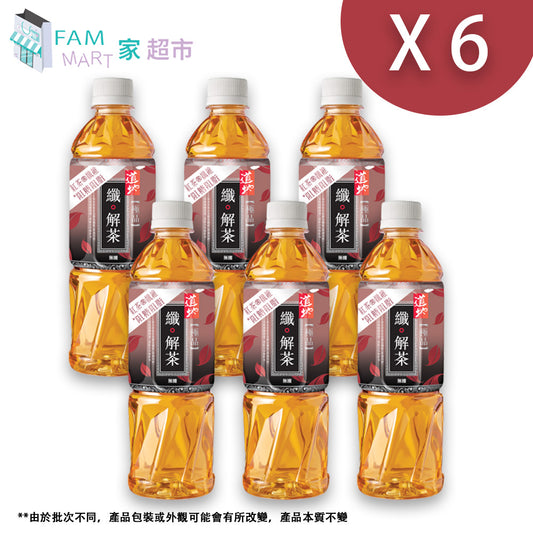 道地 - [6樽] 極品"纖"解茶 樽裝 500ml x 6