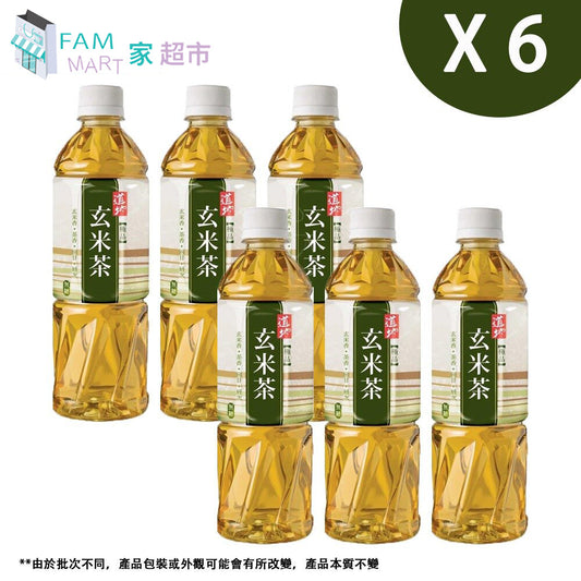 道地 - [6樽] 極品"玄米茶" 樽裝 500ml x 6