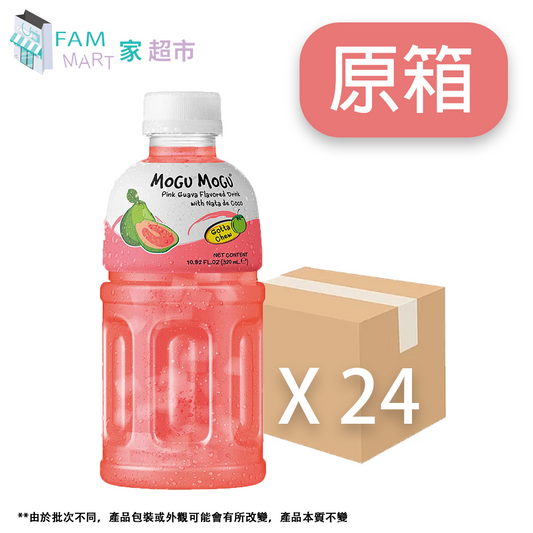 MOGU - [原箱] 紅石榴蒟蒻果粒果汁(320ml x 24樽)