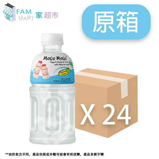 MOGU - [原箱] 乳酸蒟蒻果粒果汁(320ml x 24樽)