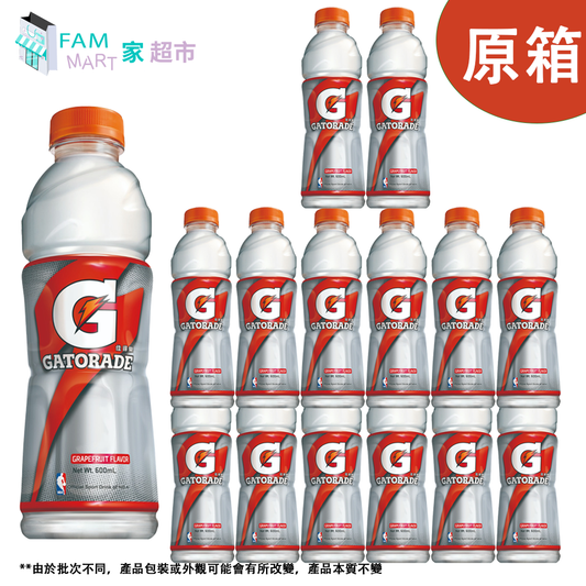 [原箱]佳得樂西柚味運動飲料 600ml x 15