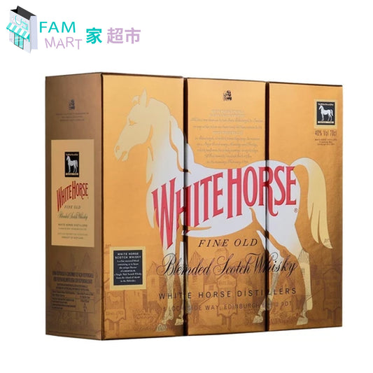 白馬蘇格蘭威士忌 750ml x 3 (40% vol)