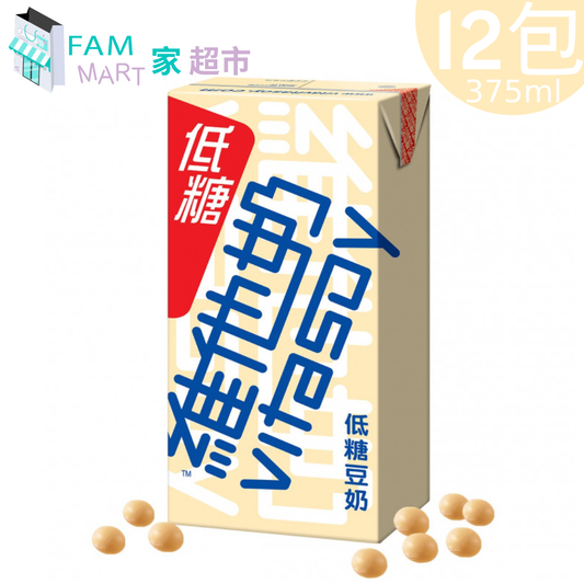 [12包] 維他低糖豆奶(紙包) (375ml x 12)