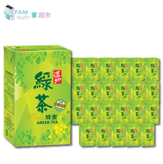 道地(紙包)蜂蜜綠茶 (250ml x 24包)