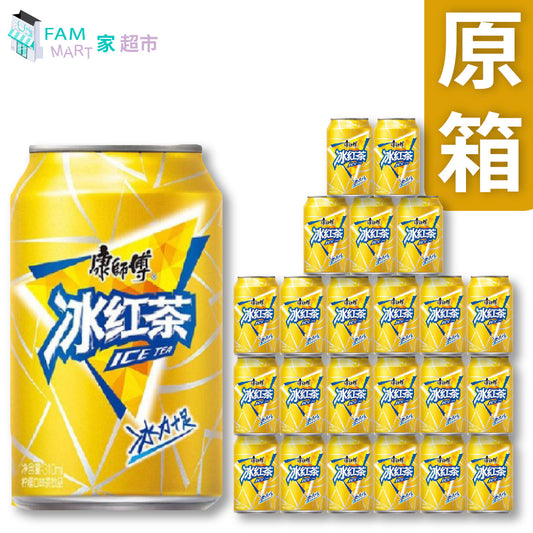 康師傅 - [原箱24罐] 冰紅茶 310ml x 24 罐裝