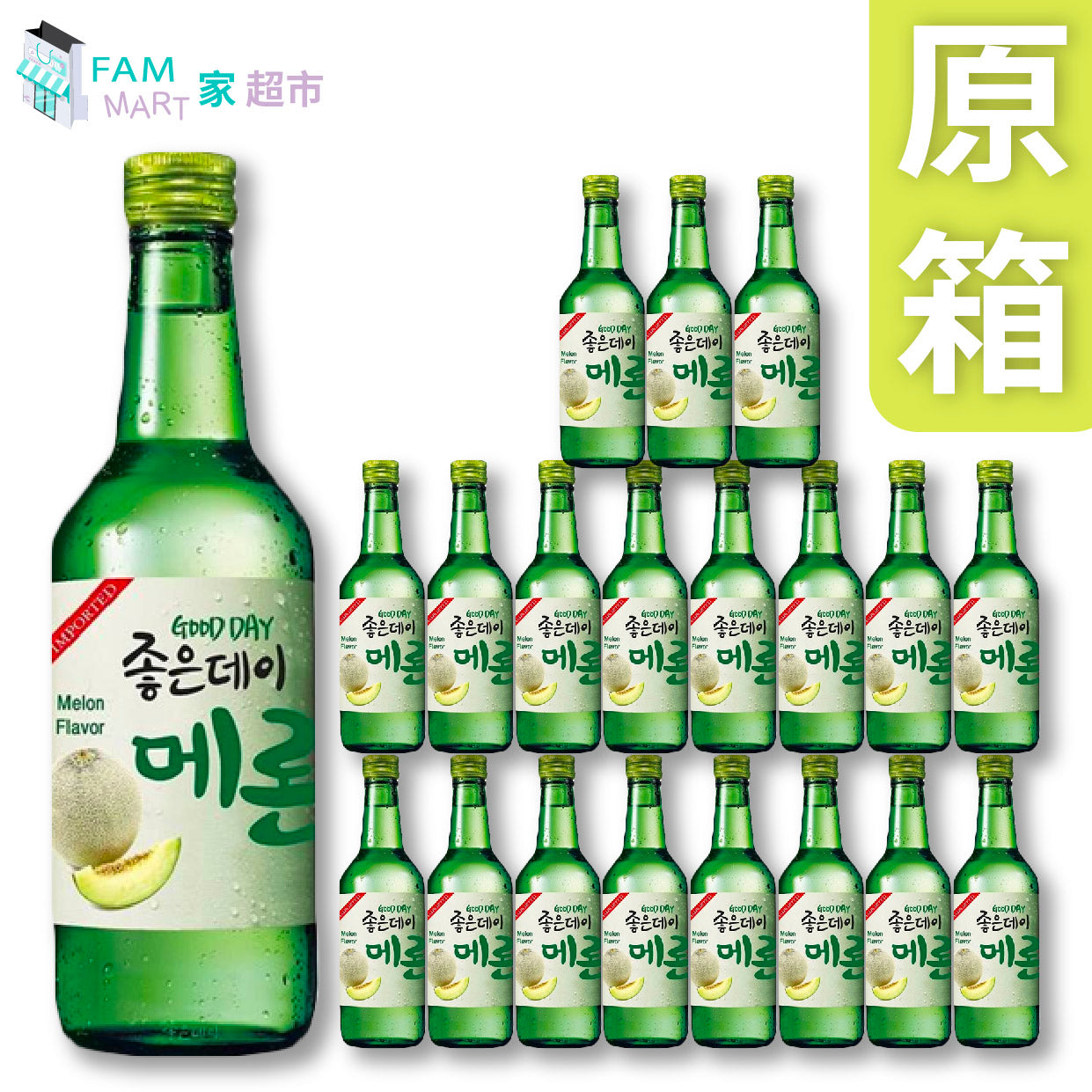 Muhak - [原箱] 舞鶴燒酒 蜜瓜味 360ml x 20