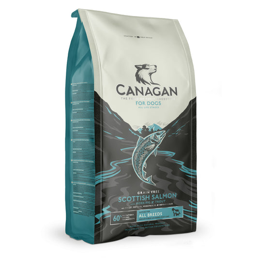 Canagan (原之選) 天然無穀物狗乾糧 - 蘇格蘭三文魚配方 Scottish Salmon with Herring & Trout 2kg
