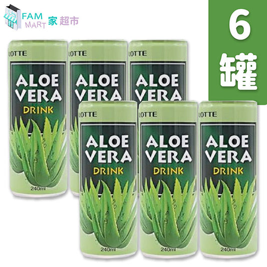 樂天七星 - 6罐樂天蘆薈樂(240ml x 6)